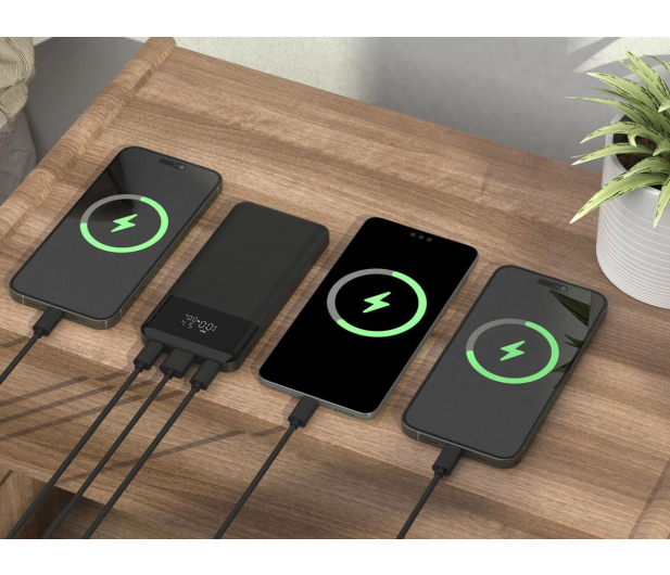 Silver Monkey Powerbank Smart 20 000 mAh 22.5W Czarny - 1481431 - zdjęcie 9
